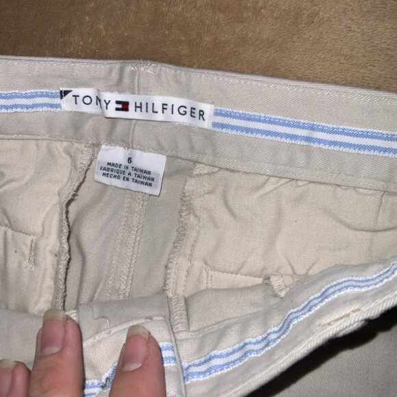 Tommy‎ Hilfiger Women Sz 6 Khakis Flair Bottom Y2K Pocket Dress Pants (P) - Picture 6 of 8